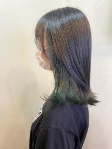 【Reir下北沢】*インナーカラー+グリーン×アッシュ* - Reir_下北沢掲載