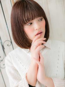 髪質改善/フェザーバングでストカールのグラボブ - センター北美容院 髪質改善 個室サロン art salon掲載