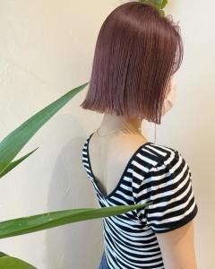 ～大人女性のピンクラベンダーカラー～ - 福岡 オーガニックカラー miroa掲載
