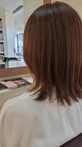 ボブスタイル特集　カーキグレージュ　大人かわいいボブ　 - STYLE 成城掲載
