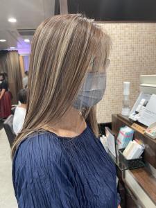 ★グレーヘアベースのハイライト★ - Aco掲載