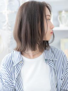かきあげ前髪抜け感アシンメトリー大人ボブ　ぶつ切りボブ - mod's hair【モッズヘア】越谷/越谷西口店掲載