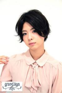 フェイスラインを彩る毛流れ黒髪ショート - 髪質改善&hair  grandage 北千住掲載
