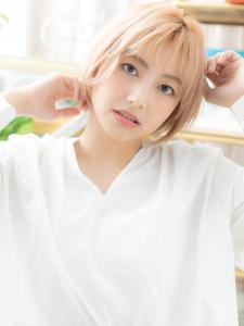 ミルクティベージュ外国人風ウルフマッシュ　透けバング - COVER HAIR & SPA bliss 浦和西口店【カバー ヘア アンド スパ ブリス】掲載