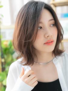 大人かっこいいアシンメトリーミディアムボブ　ノームコア - COVER HAIR & SPA bliss 浦和西口店【カバー ヘア アンド スパ ブリス】掲載