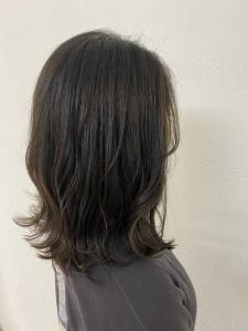 オリーブベージュ/外ハネ/ロブ - ungu ul掲載