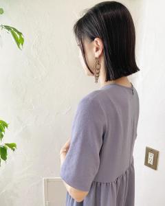 ～大人女性の切りっぱなしボブ～ - 福岡 オーガニックカラー miroa掲載