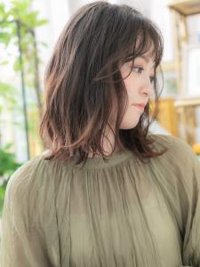 バレイヤージュシースルーバングウェットヘア　抜け感ヘア - COVER HAIR bliss 戸田公園西口店掲載
