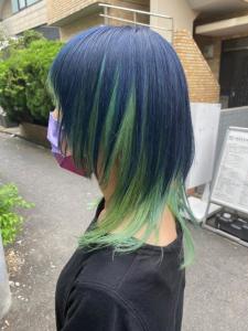 【Reir下北沢】*ウルフレイヤー+ネイビー×ミントグリーン - Reir_下北沢掲載