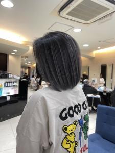 ボブバレイヤージュホワイトベージュパールグレージュ2249 - prize 池袋【プライズ】池袋西口店掲載