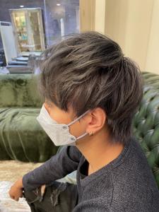アッシュグレー×ウルフ - ALEXANDRE OF COLORS MORINOSATO掲載
