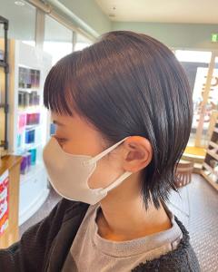 ショートバングボブ - hair lounge ungu掲載