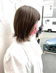 イノアカラー1ブリーチシアーベージュボブウルフ - hair＆make egerie掲載