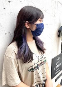 ライラックアッシュイヤリングカラー×ブルージュTOP - hair＆make egerie掲載