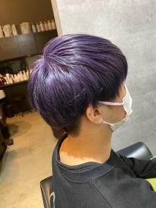 メンズマッシュパープル - BRaeVE hair design掲載