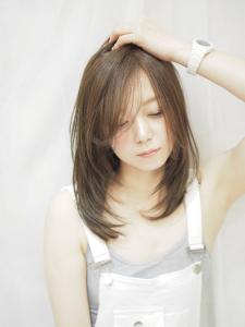 大人可愛い愛されストレート - Hair Design Angelo In alto掲載