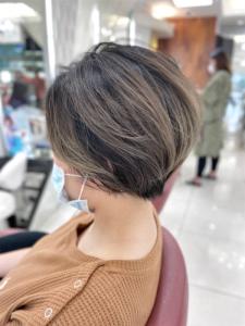 ショート/グラデーション/小顔/40代50代60代/アッシュ - QUALIS 上福岡店掲載