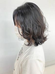 無造作ウエーブ/デジパ/大人かわいい/小顔/アッシュグレー/ - QUALIS 上福岡店掲載