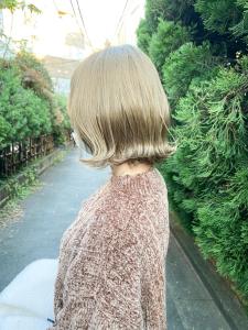 【Reir下北沢】*くびれボブ+カーキブロンド ＊ - Reir_下北沢掲載