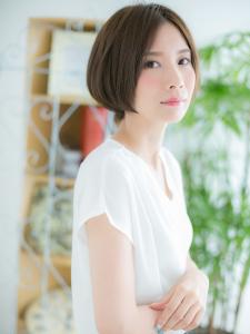 綾瀬/髪質改善/カーキグレージュ×前下がりぶつ切りボブ - 髪質改善個室サロン primoA HANARE 綾瀬美容院掲載
