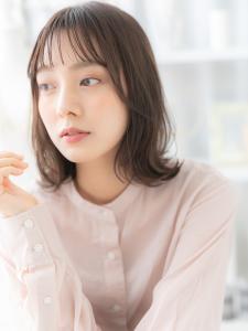 カーキグレージュミストバング小顔ウルフボブ　くびれヘア - mod's hair 越谷西口店【モッズヘア】掲載