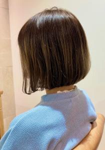 簡単まとまる前下がりボブ - 半個室型美容室 Sourire 雑餉隈店掲載