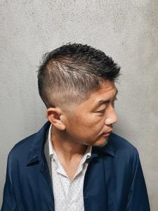 アップバング×フェード - ヒロ銀座ヘアーサロン 浜松町大門店掲載