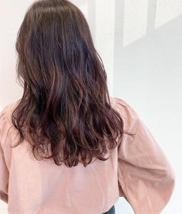 ☆くすみピンク　ブリーチなし　ロングヘア　三宮ヘアサロン - KAINO arms KOBE三宮掲載