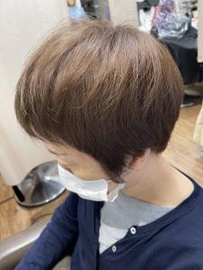 40代ミセス　初めての明るい白髪染め - ＣＲＥＡ能見台掲載