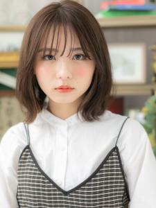 大人ハイライトシースルーバングくせ毛風ロブ　外ハネボブ - COVER HAIR bliss【カバーヘア ブリス】戸田公園/戸田公園西口店掲載