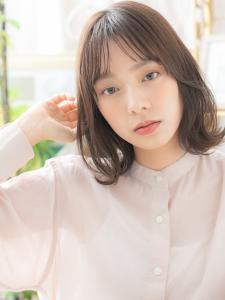 カーキグレージュミストバング小顔ウルフボブ　ボブカット - COVER HAIR bliss 大宮西口店【カバー ヘア ブリス】掲載