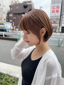 大人可愛い丸みマッシュショート　PRIMA ange 中目黒 - PRIMA ange 中目黒店 髪質改善酸性ストレートサロン掲載