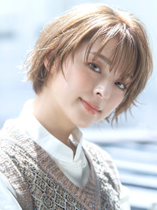 【emu井上信洋】テラコッタベージュマッシュショート/30代 - ?mu 【表参道/青山】 【 emu 】掲載