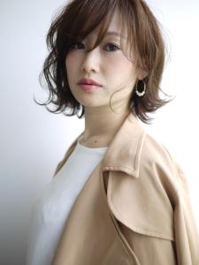 大人可愛い波ウェーブボブ　 - CLEO hair international 八丁堀店掲載