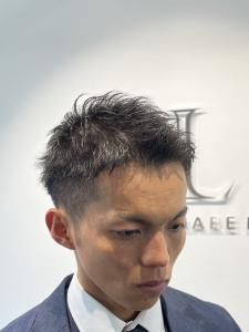 ビジネススパイキーツーブロベリーショートメンズカット/理容室 - 【シェアサロン】 LIBERTY SHARE BARBER 銀座掲載