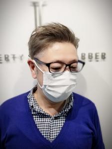 【ダンディメンズ】サイドパートツーブロックスタイル - 【シェアサロン】 LIBERTY SHARE BARBER 銀座掲載