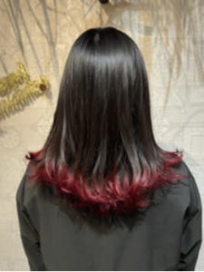 ちょこっとグラデーション　ワインレッド - JASMINE掲載