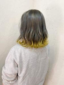 【Reir下北沢】*ラインカラー+イエロー×アッシュ* - Reir_下北沢掲載