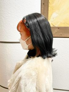 【Reir下北沢】*インナーカラー+オレンジ×ブラック* - Reir_下北沢掲載