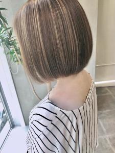 Apiuz Hair ハイライトｘボブ - Apiuz Hair 梅田掲載
