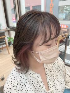 インナーカラー×ラベンダーベージュ - gift hair salon掲載