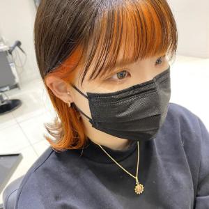 人気のオレンジインナーカラー - Euphoria 銀座本店 Smart Salon【ユーフォリア】掲載