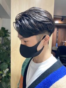 ナチュラルサイドパート/ポイントパーマ/ツーブロック - MEN'S HAIR TOKYO 原宿掲載