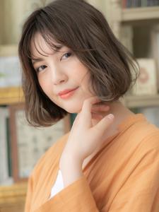前下がりシースルーバングくせ毛風小顔ボブ　ふわふわボブ - COVER HAIR & SPA bliss【カバーヘア アンド スパ ブリス】浦和/浦和西口店掲載