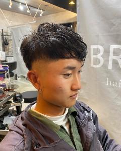 メンズ濡れ感ダウンバングスタイル - BRaeVE hair design掲載