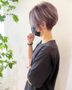 ～大人女性のラベンダーショートヘアー～ - 福岡 オーガニックカラー miroa掲載