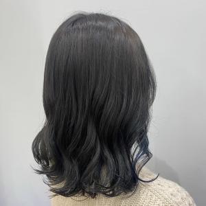 セミロング×Blue inner - エイムヘアメイク 横川店掲載