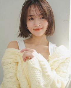 【eL 横浜】小顔大人ボブ　アッシュベージュ＃ボブ - eL 横浜掲載