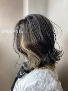 インナーカラー 透明感 シルバー グレー ヘムライト  - BROCANTE LUXBEブロカントラックスビー立川北口店掲載