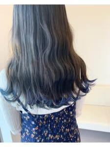 【裾カラー×ブルー】 - K&K hair design つつじが丘店掲載